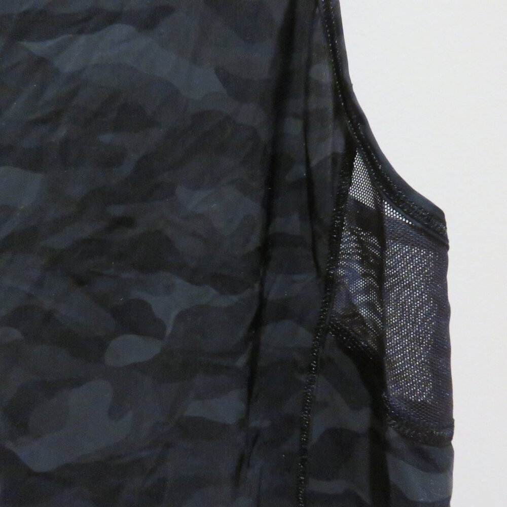 LULULEMON Sculpt Tank II Top in Sequoia Camo Print Deep Coal Black Workout Gym - Picture 6 of 13